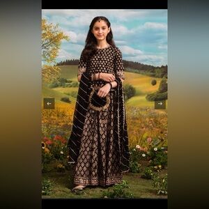 Pakistani designer Kayseria lehanga choli dupattta for girls